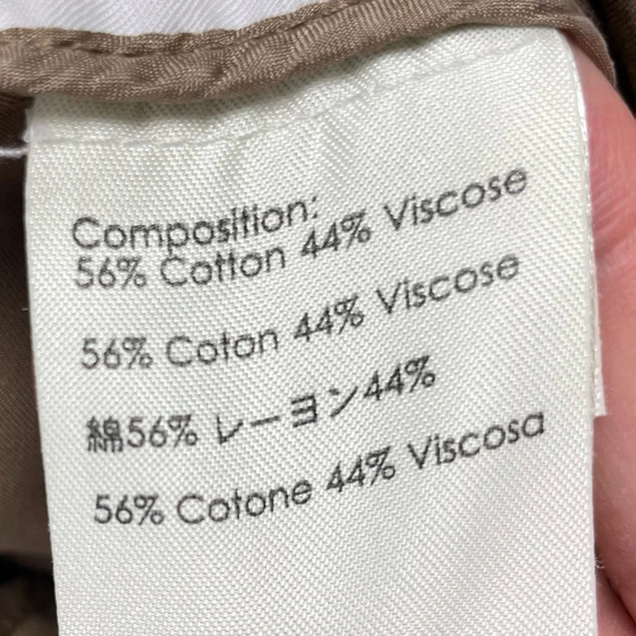 3.1 Phillip Lim Tan Khaki Mini Zipper Seam Detail Mini Skirt with Pockets - Picture 5 of 6